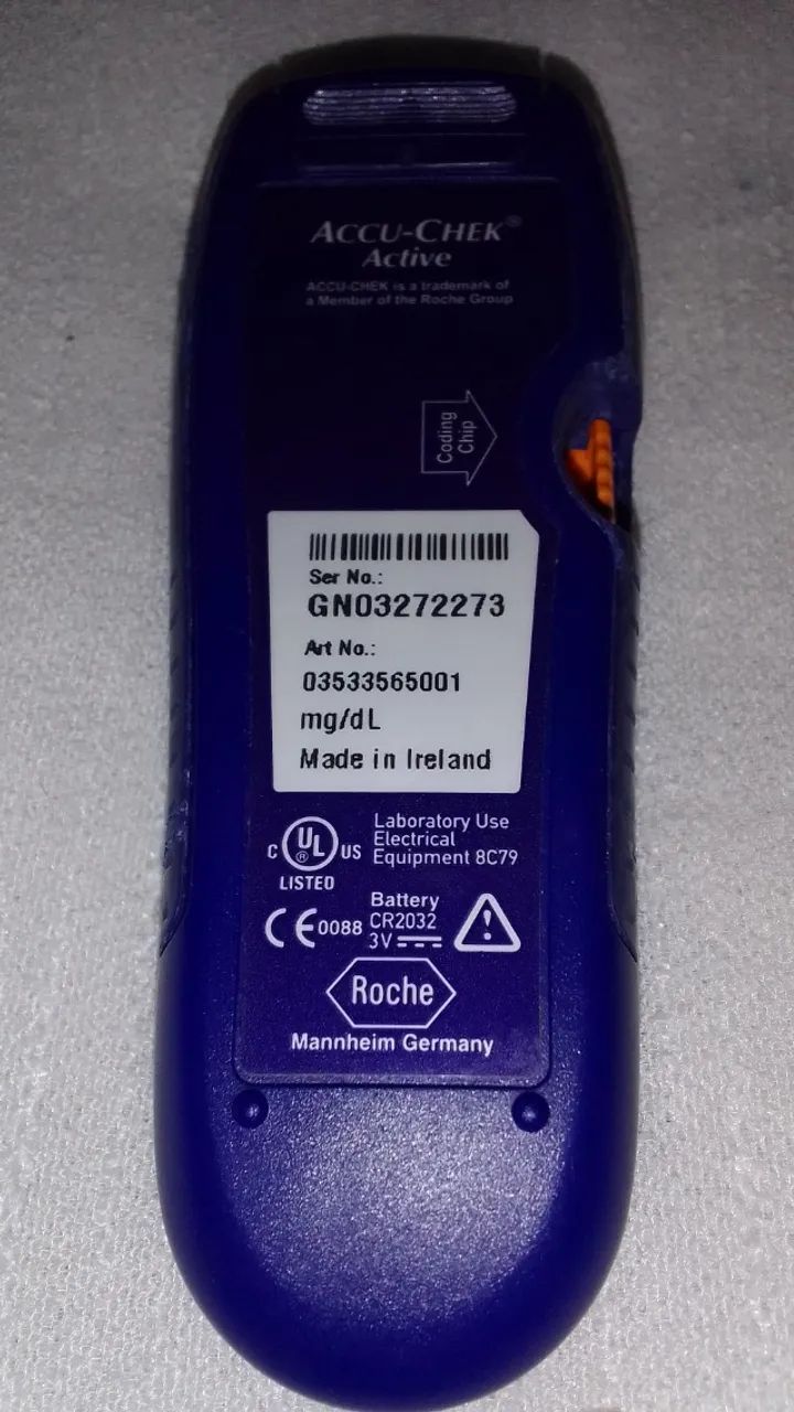 Medidor Glicose Accu-Check Active Antigo, Novo. - Foto 2