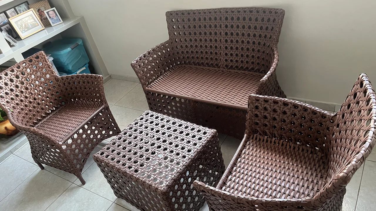 Conjunto móveis varanda/area externa - Foto 3