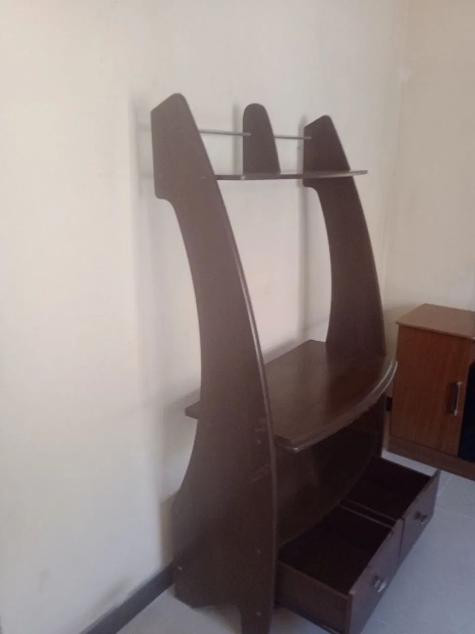 Estante rack com gavetas 