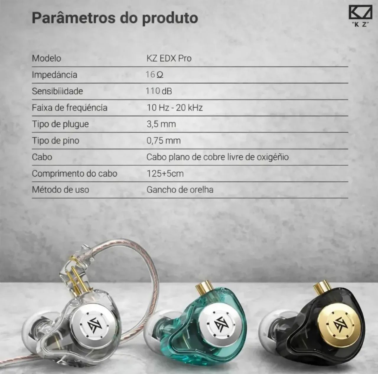 Fone de ouvido KZ - Fones de Ouvido - Jatiúca, Maceió 1503183312 | OLX