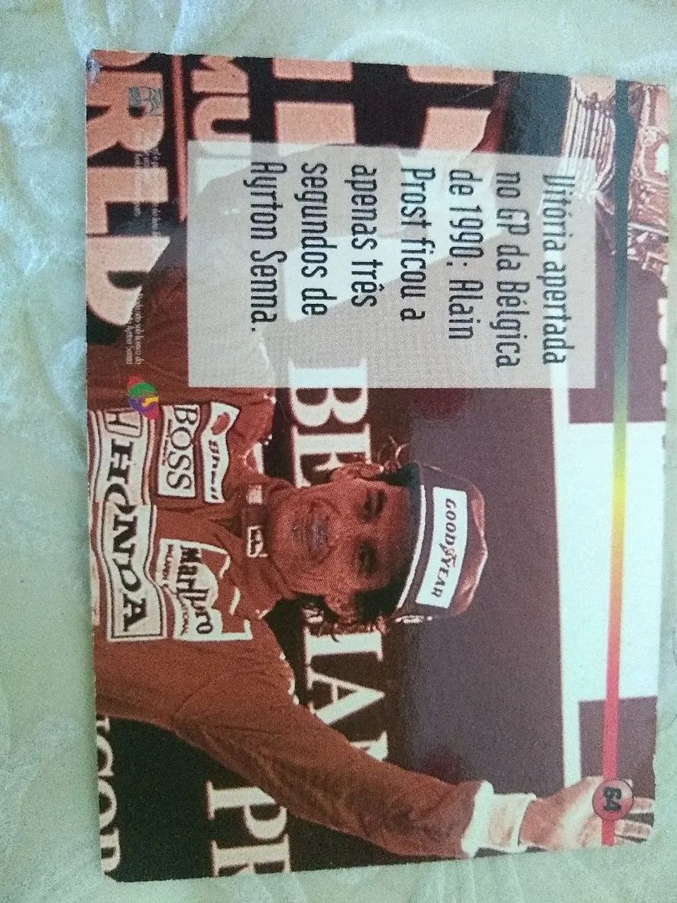 Card de Airton Senna  - Foto 2
