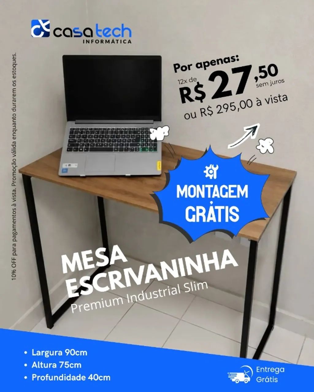 Mesa para escritório em Belém e Ananindeua
