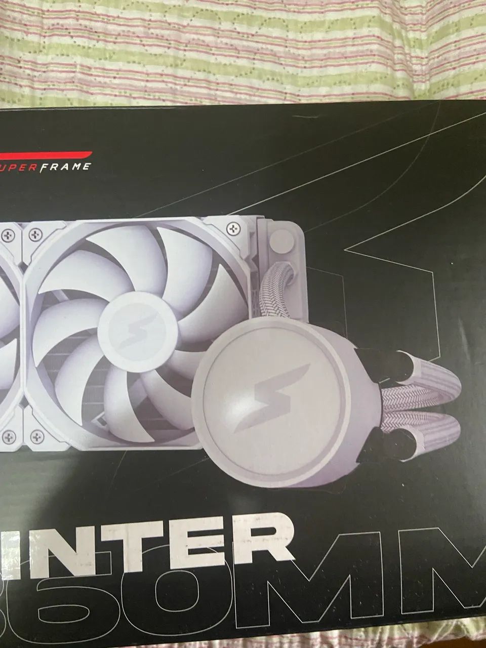Water Cooler SuperFrame 360MM Arctic Winter Branco - Foto 2