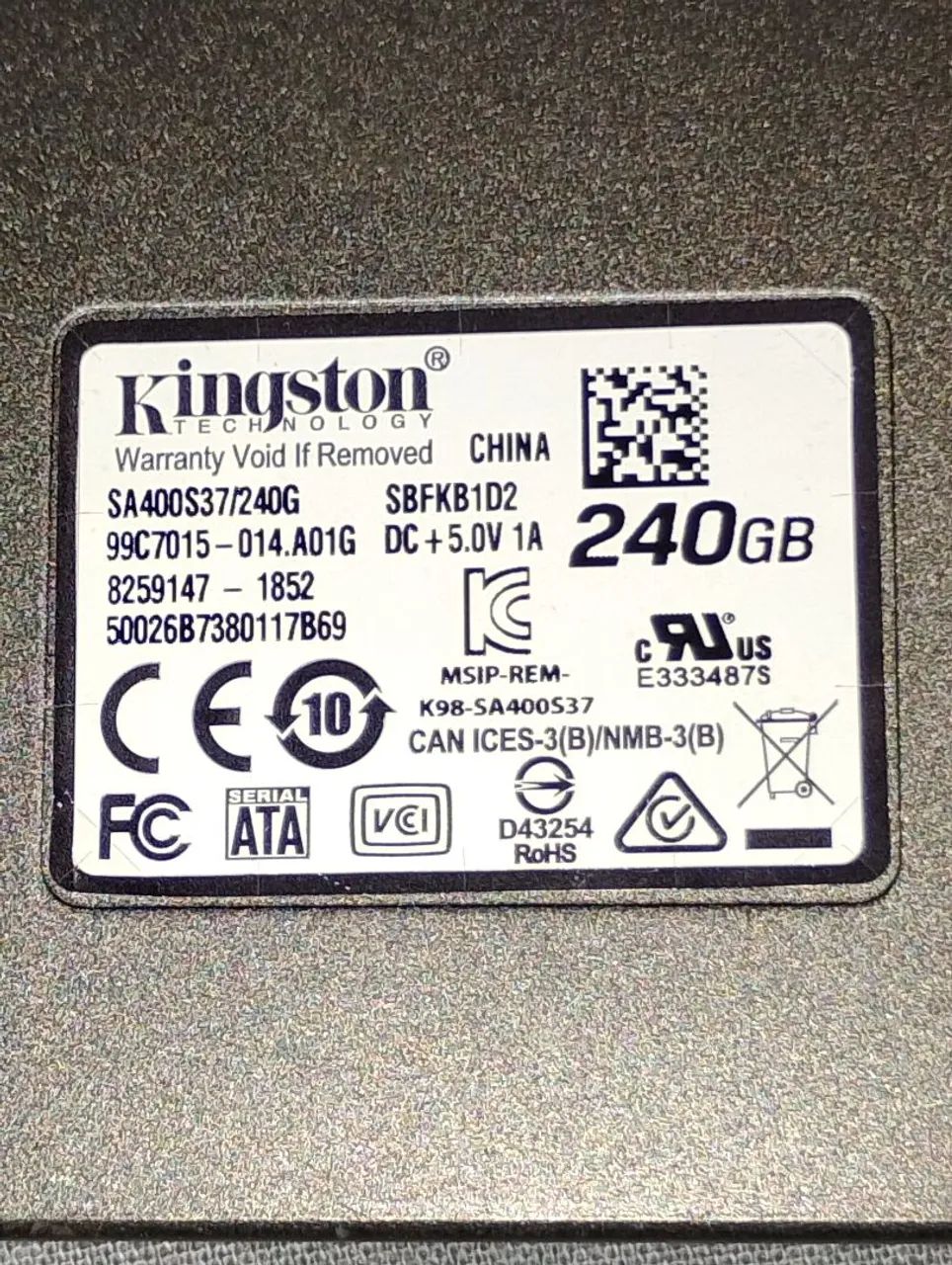 SSD Kingston data 240 gb - Foto 2