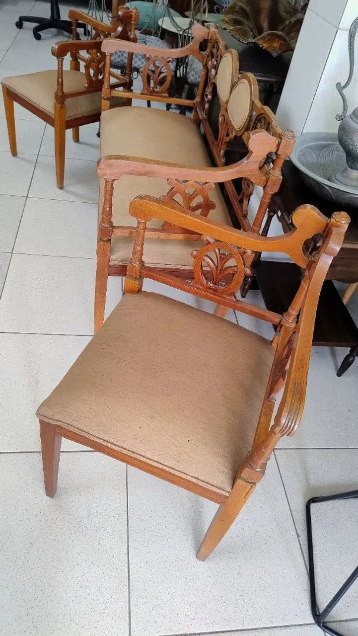 Conjunto de banco antigo  - Foto 5