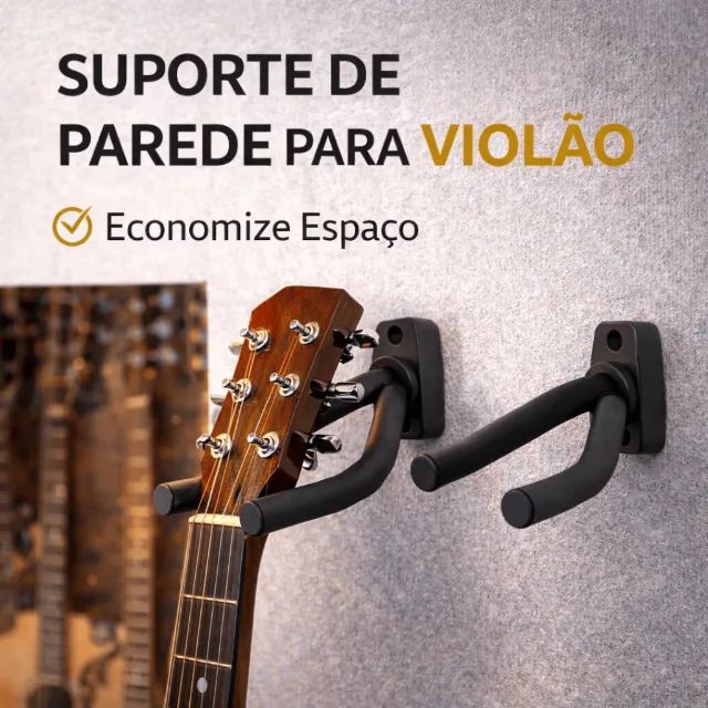 Suporte Parede Violão Guitarra Ajustável Articulado Universal