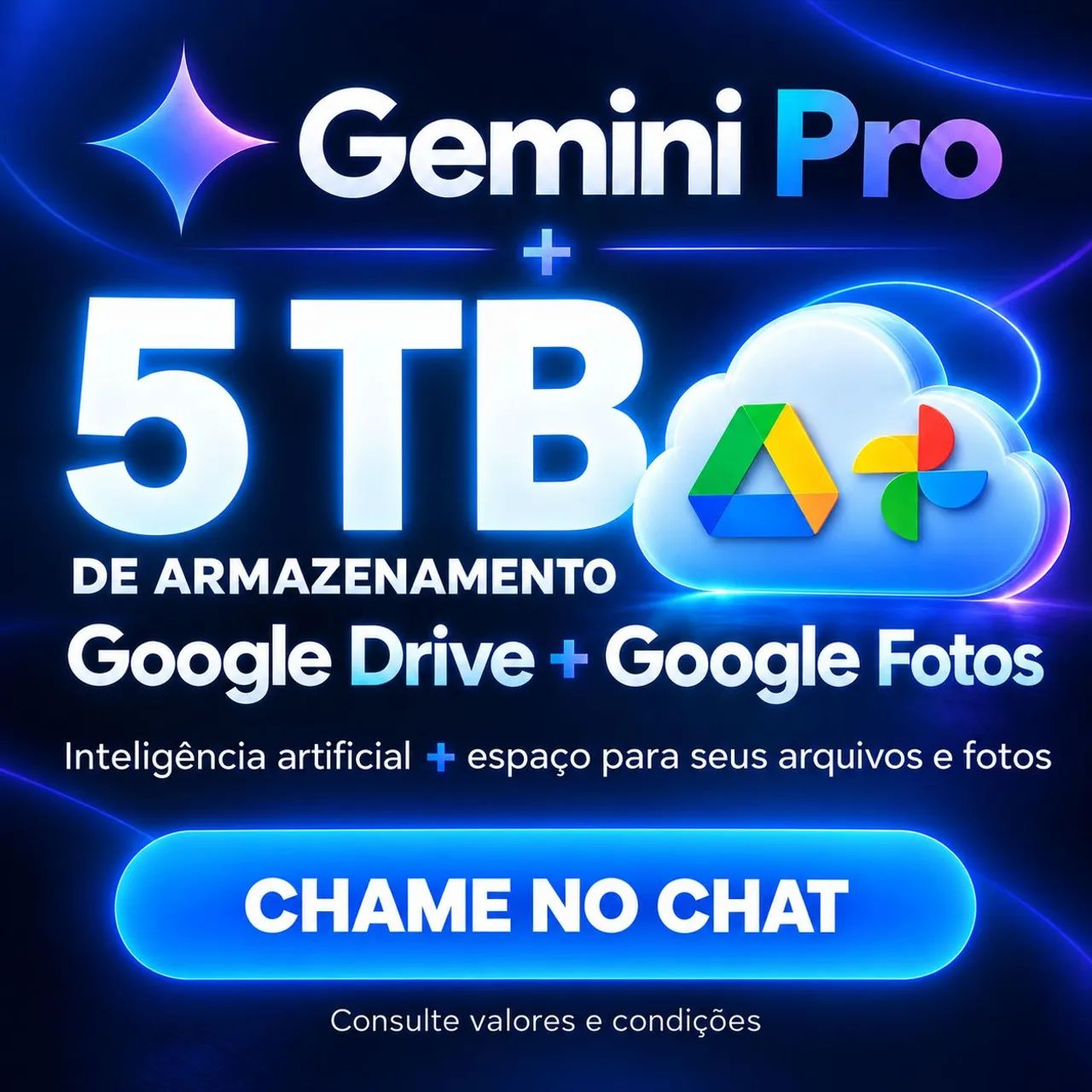 Google AI PRO 18 Meses + 5TB de Armazenamento