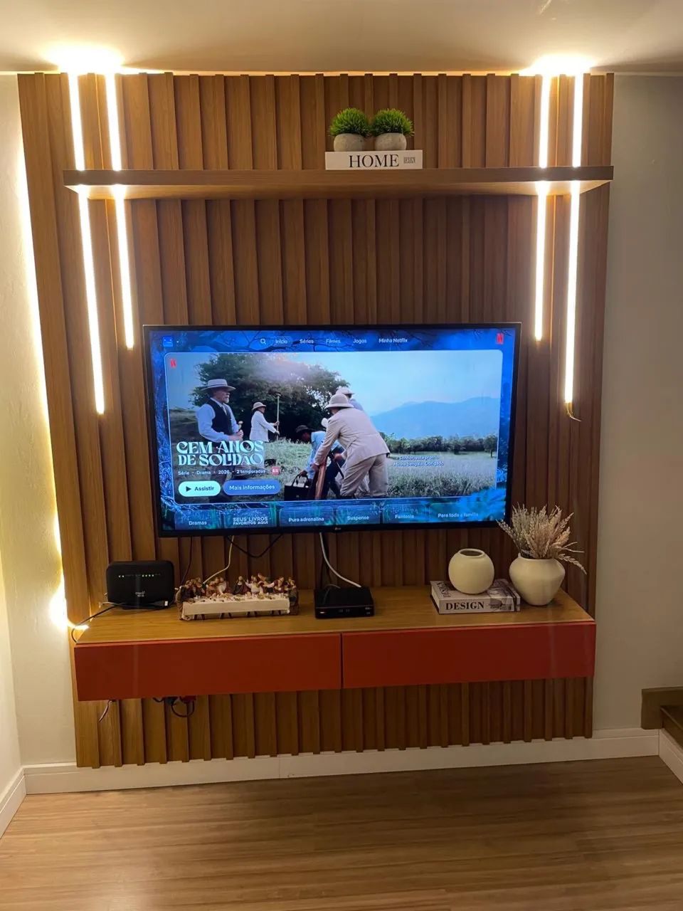 Vendo painel ripado com led - Foto 2