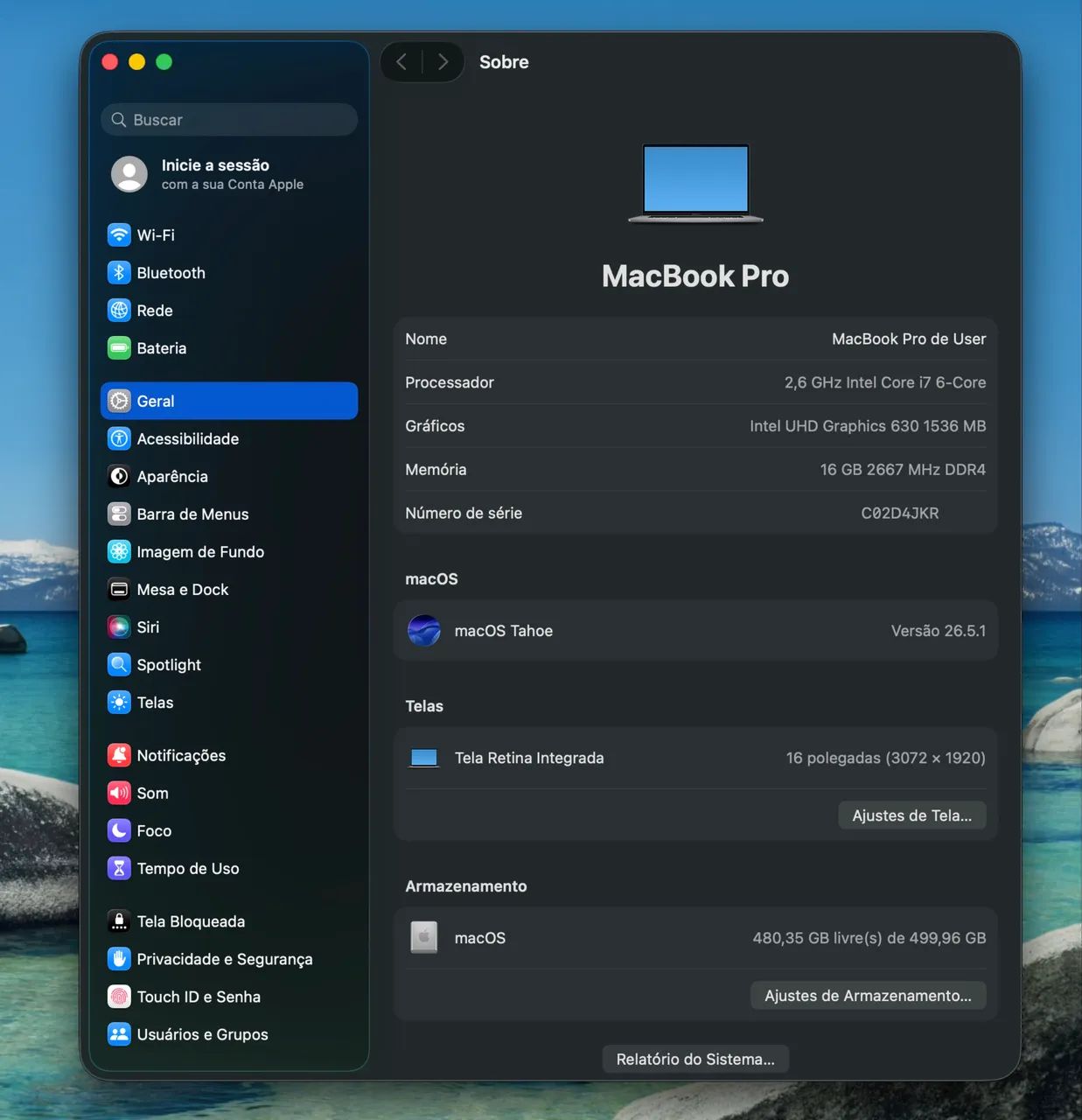 MacBook Pro 16" i7 16gb 512gb - 2019 A2141 - Foto 3