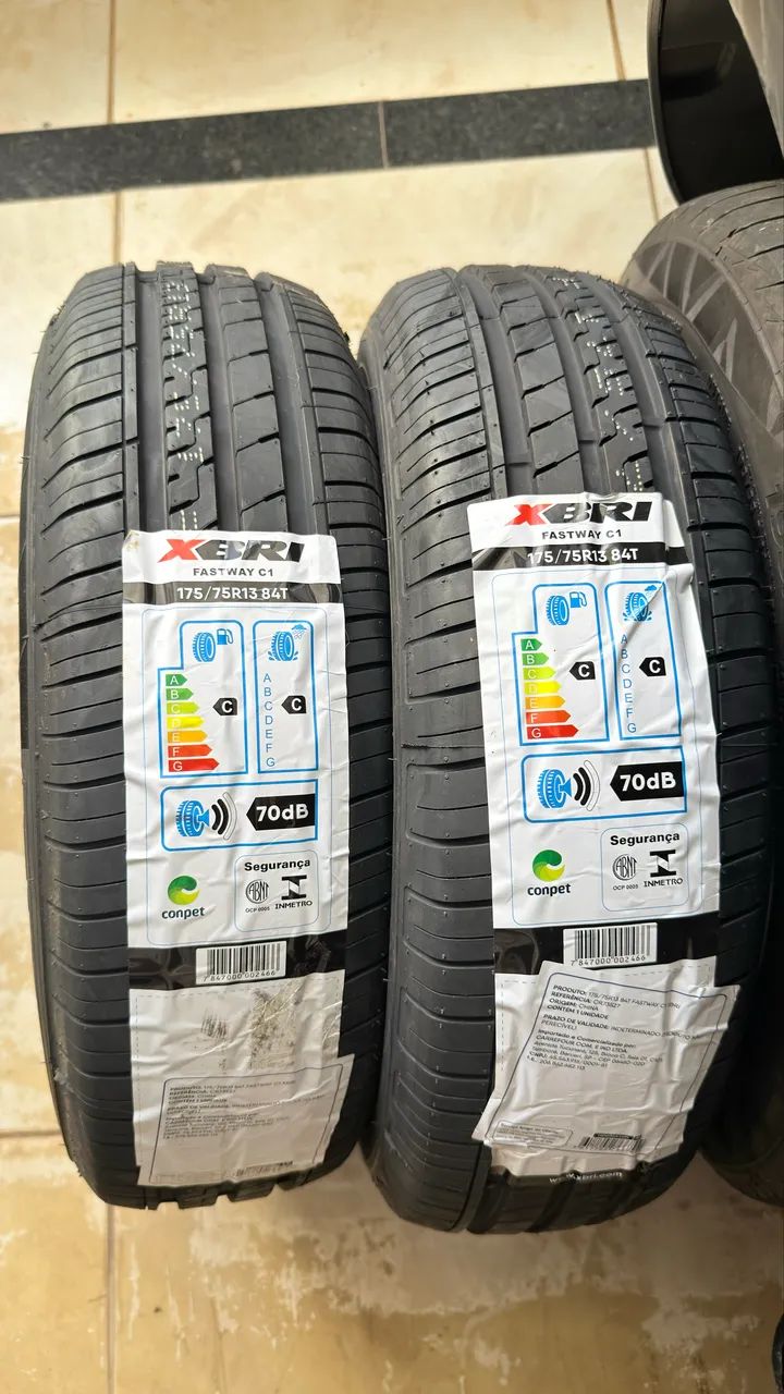 Vendo par de pneus aro 13