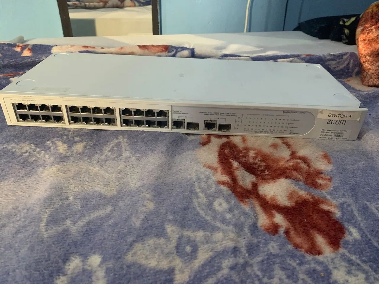 Switch 4 funcionando perfeitamente com 24 portas!!!