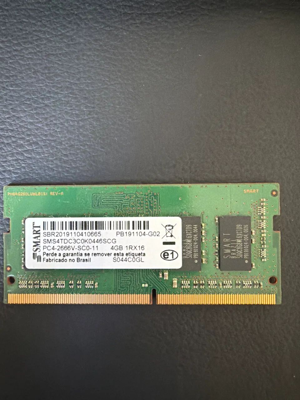 Memoria RAM DDR4 4GB Notebook