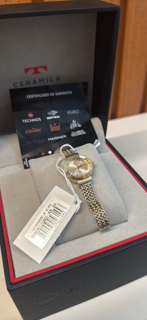 Relógio Technos Feminino Elegance Mini Dourado 5Y20IP/4X