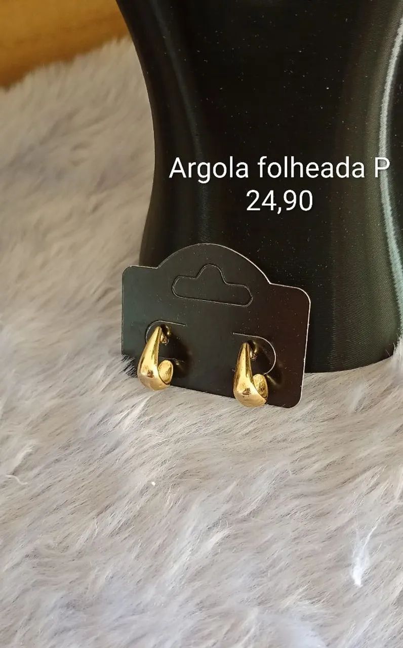 Brincos folheados - Foto 3