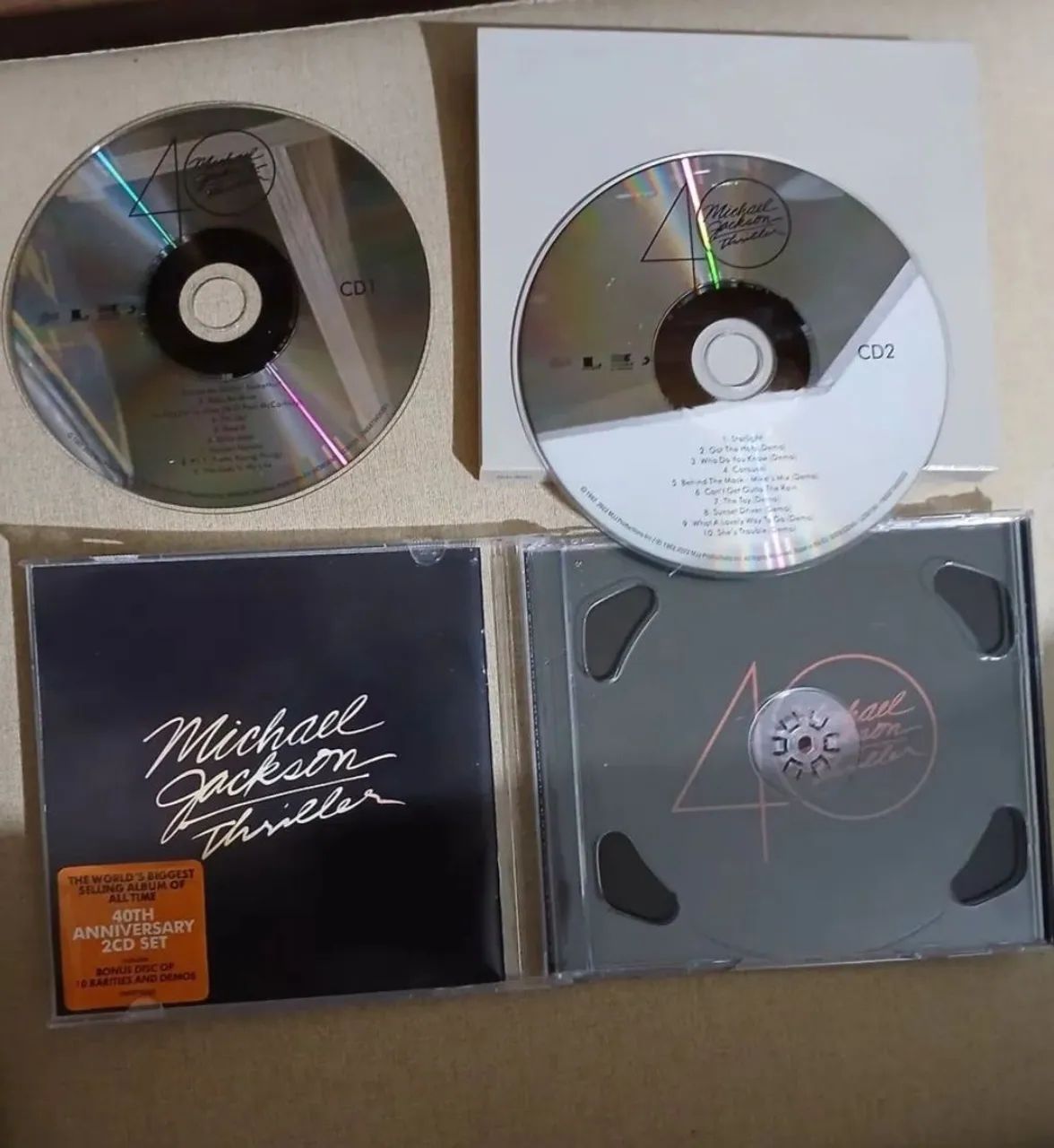 CD duplo Michael jackson Thriller 40 importado - Foto 4
