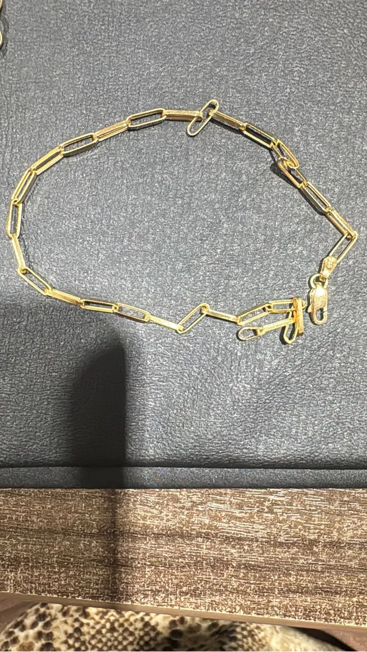 Pulseira Masculina ouro 18 quilates  - Foto 3