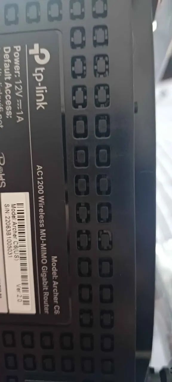 Roteador wifi 5g tp link Archer c6. R$250 - Foto 3