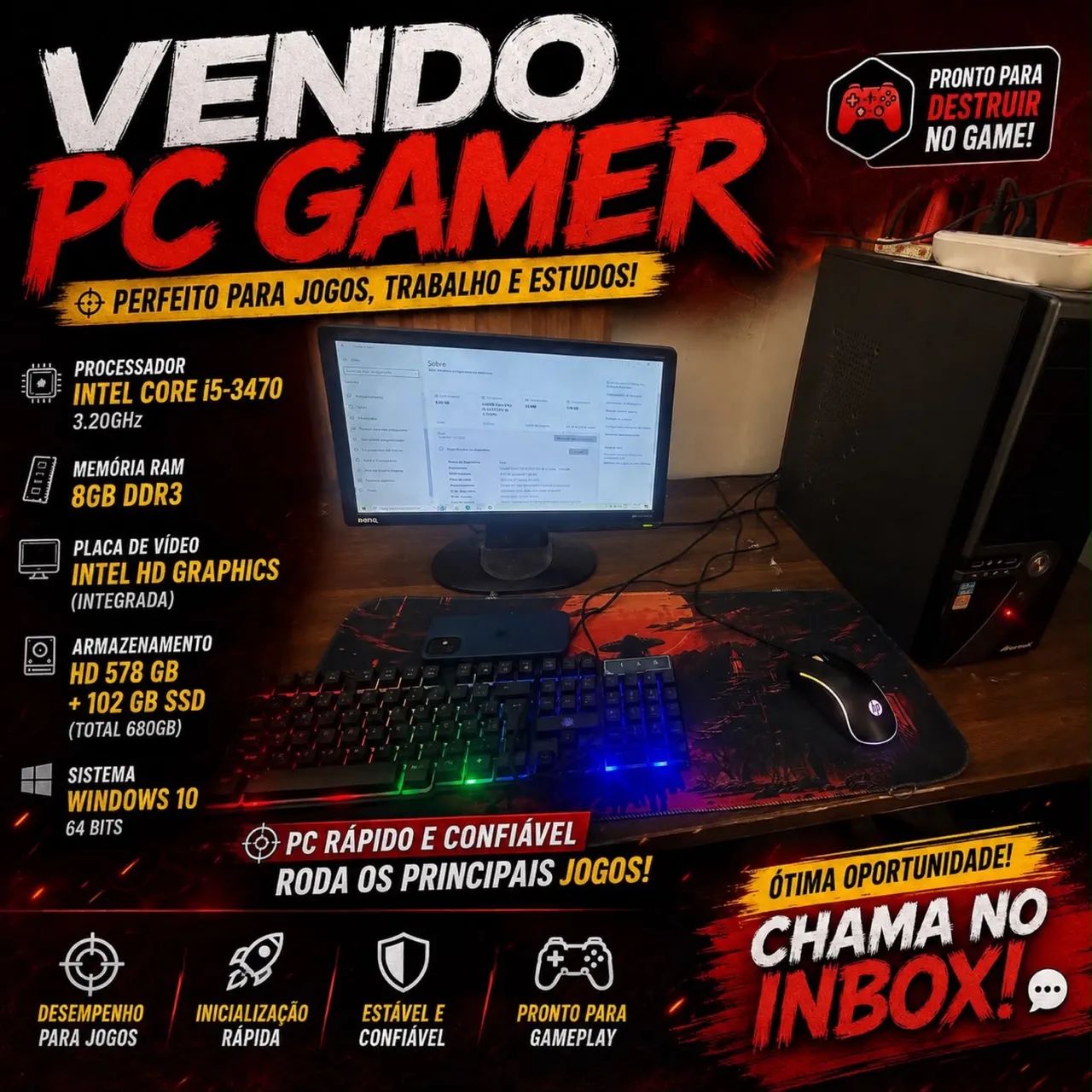 Vende-se computador 