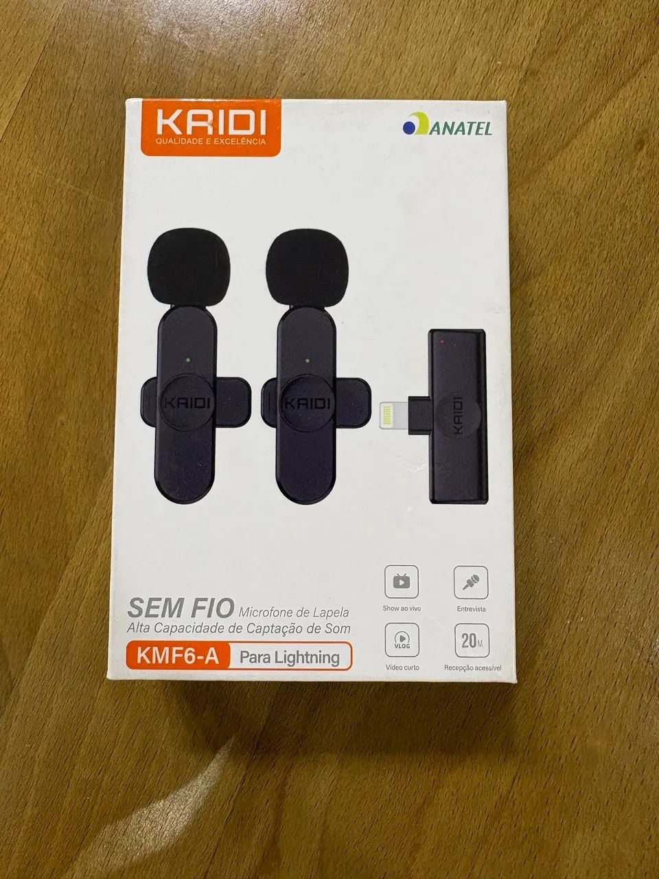 Fone KAID de Lapela Sem Fio Iphone - Foto 4