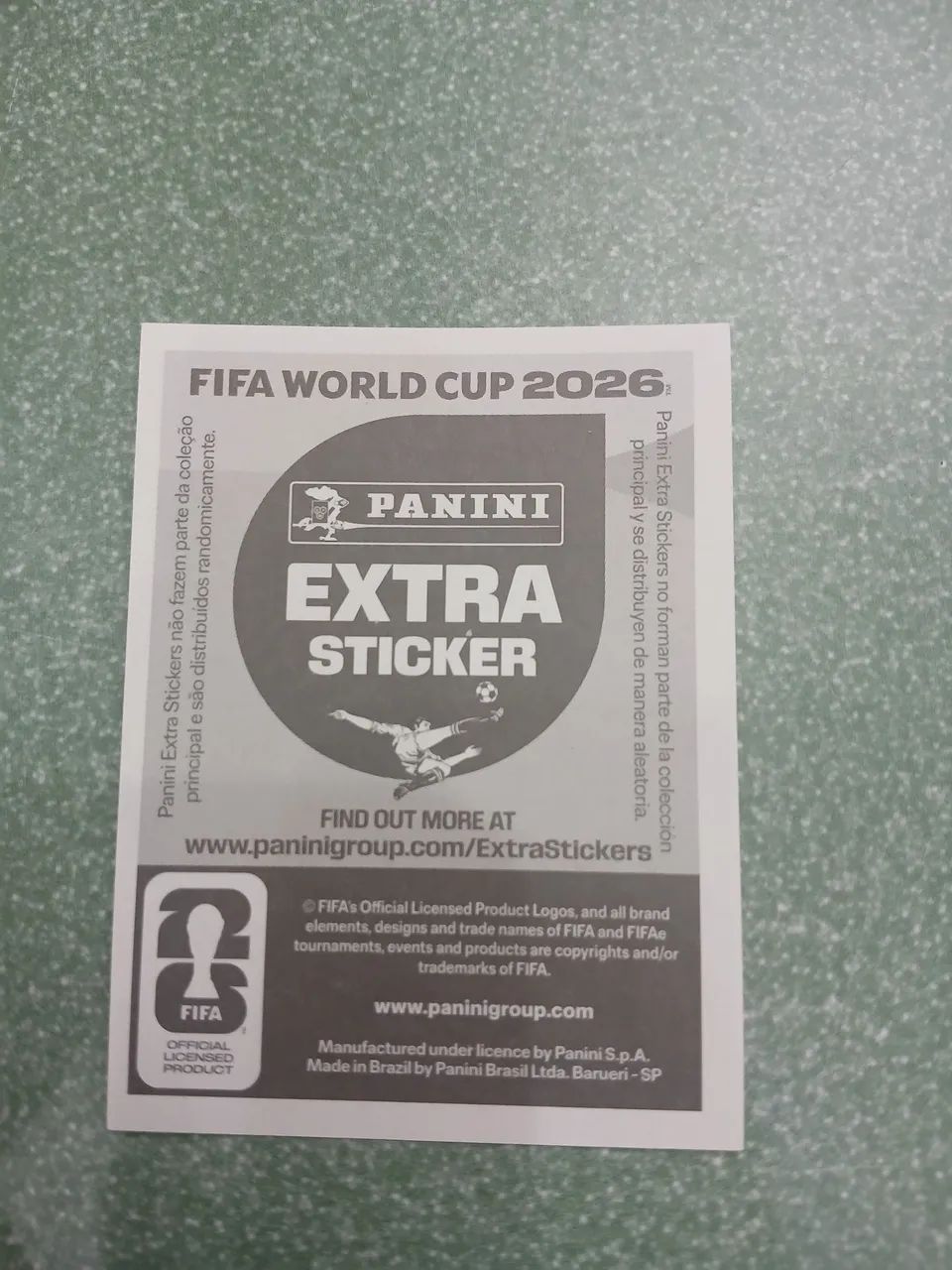 Figurinha Extra Legend Prata Erling Haaland Copa 2026 - Foto 2