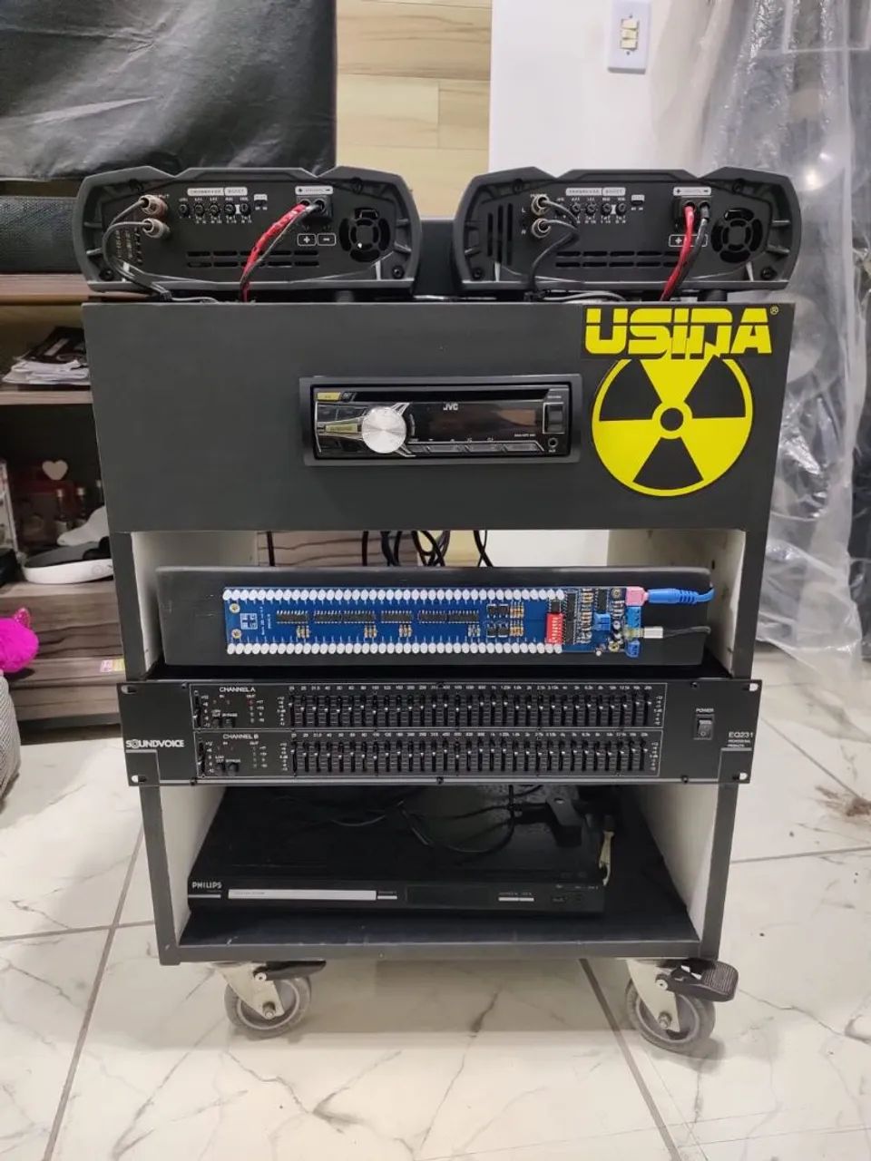 Paredão Sony são 24 subwof de 8 polegadas+ 12 tweets com 4000 watts RMS  - Foto 3
