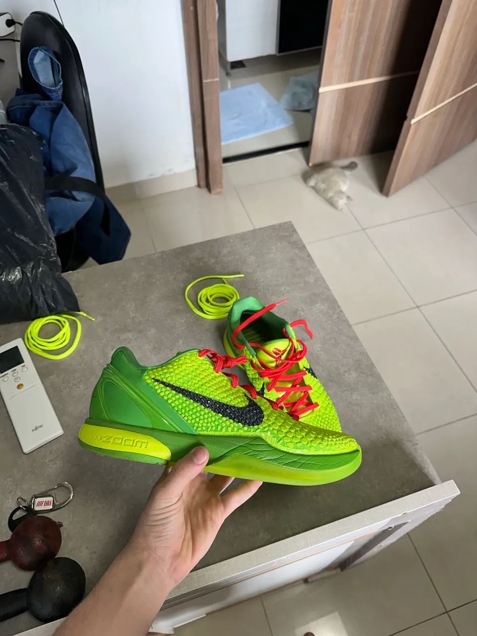 Nike Kobe 6 Protro Grinch Green Apple - Foto 3