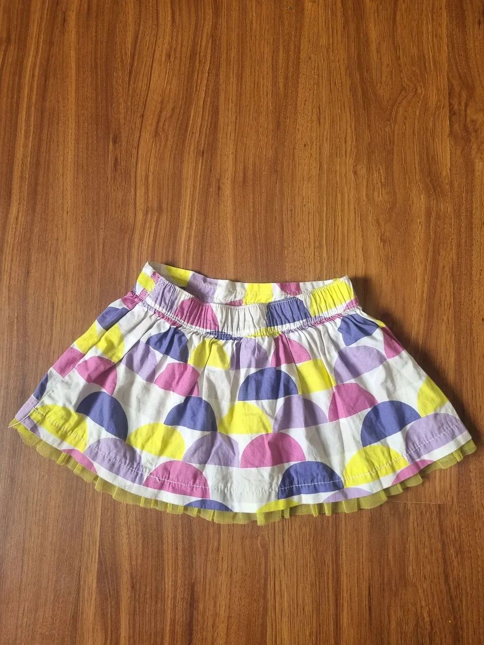 Saia Infantil colorida com babado  - Foto 2