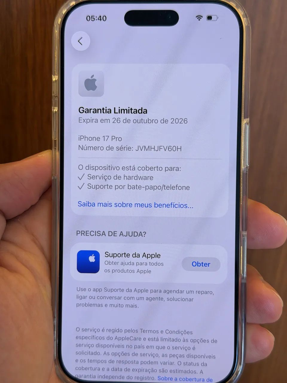 iPhone 17 Pro 256GB - Silver - Garantia out/26 - Celulares e