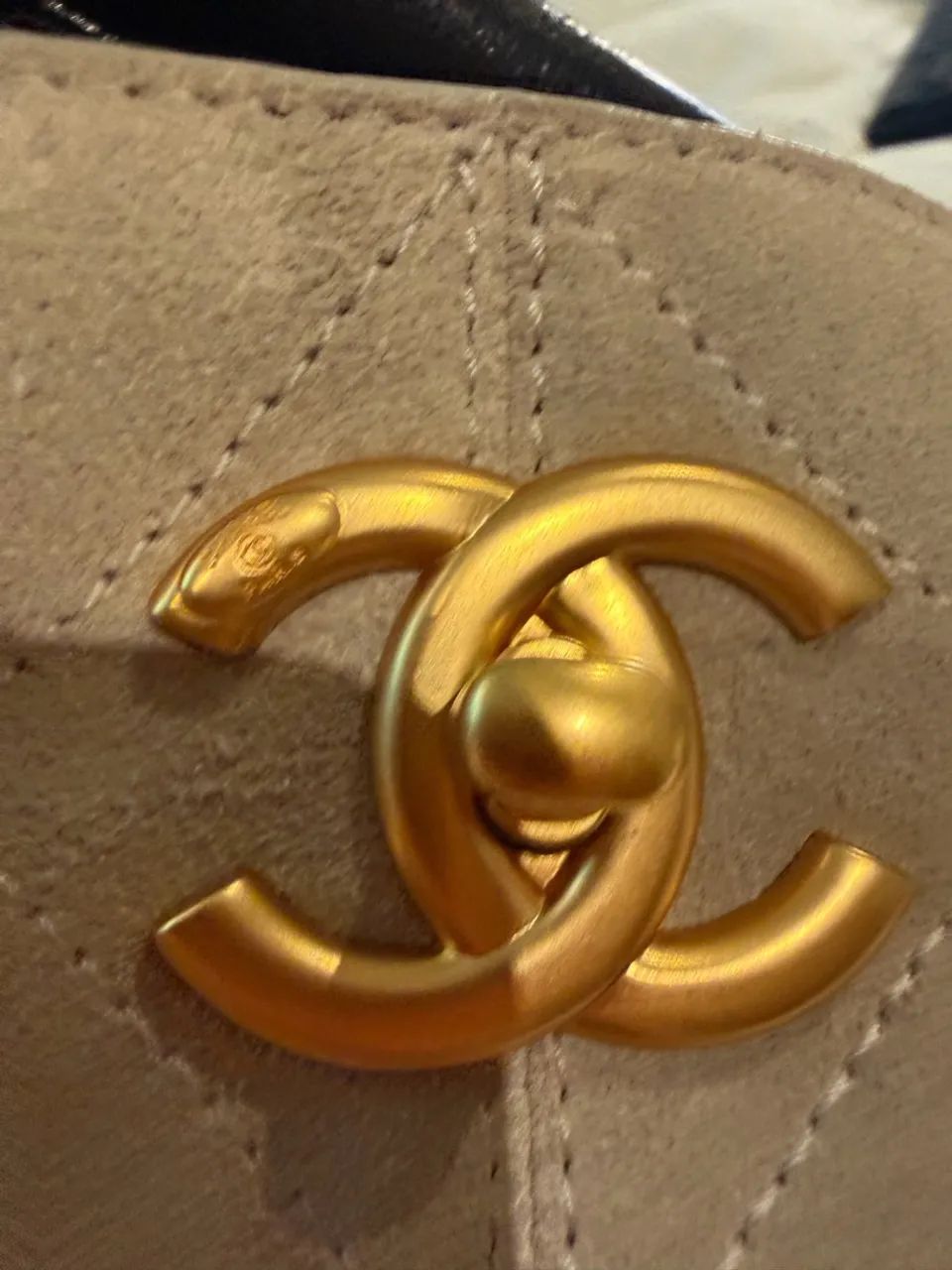 Bolsa Chanel preta e cinza  - Foto 2