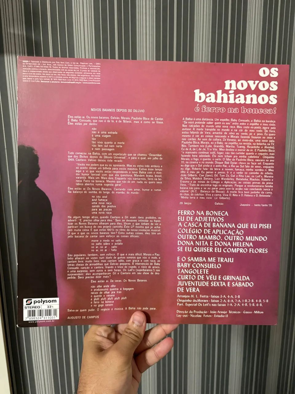 Lp Novos Baianos - Ferro na boneca (Reedição Polysom) - Foto 3