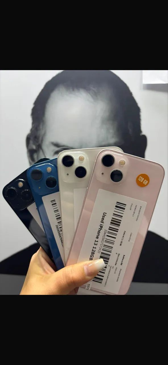 iPhone 13 129G bateria 100% todas as cores 