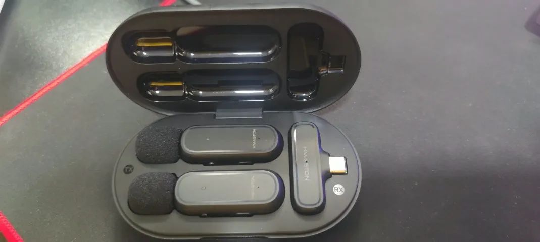 Microfone de lapela de prender sem fio - Foto 3
