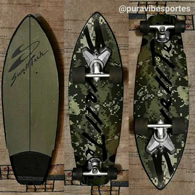 Swelltech Hibrido Magnésio Surf Skate Simulador Carver Yow  - Foto 2