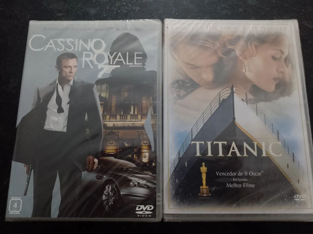 DVD's 007 e Titanic