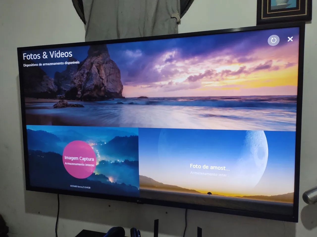 Tv Smart LG 55 polegadas UHD 4K, wi-fi, bluetooth, HDR, IA... - Foto 2