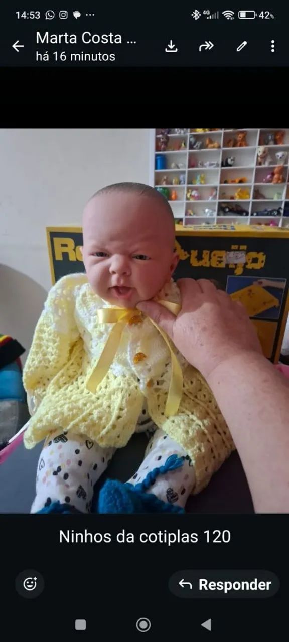 Bebê reborn ninos com chupeta e mamadeira