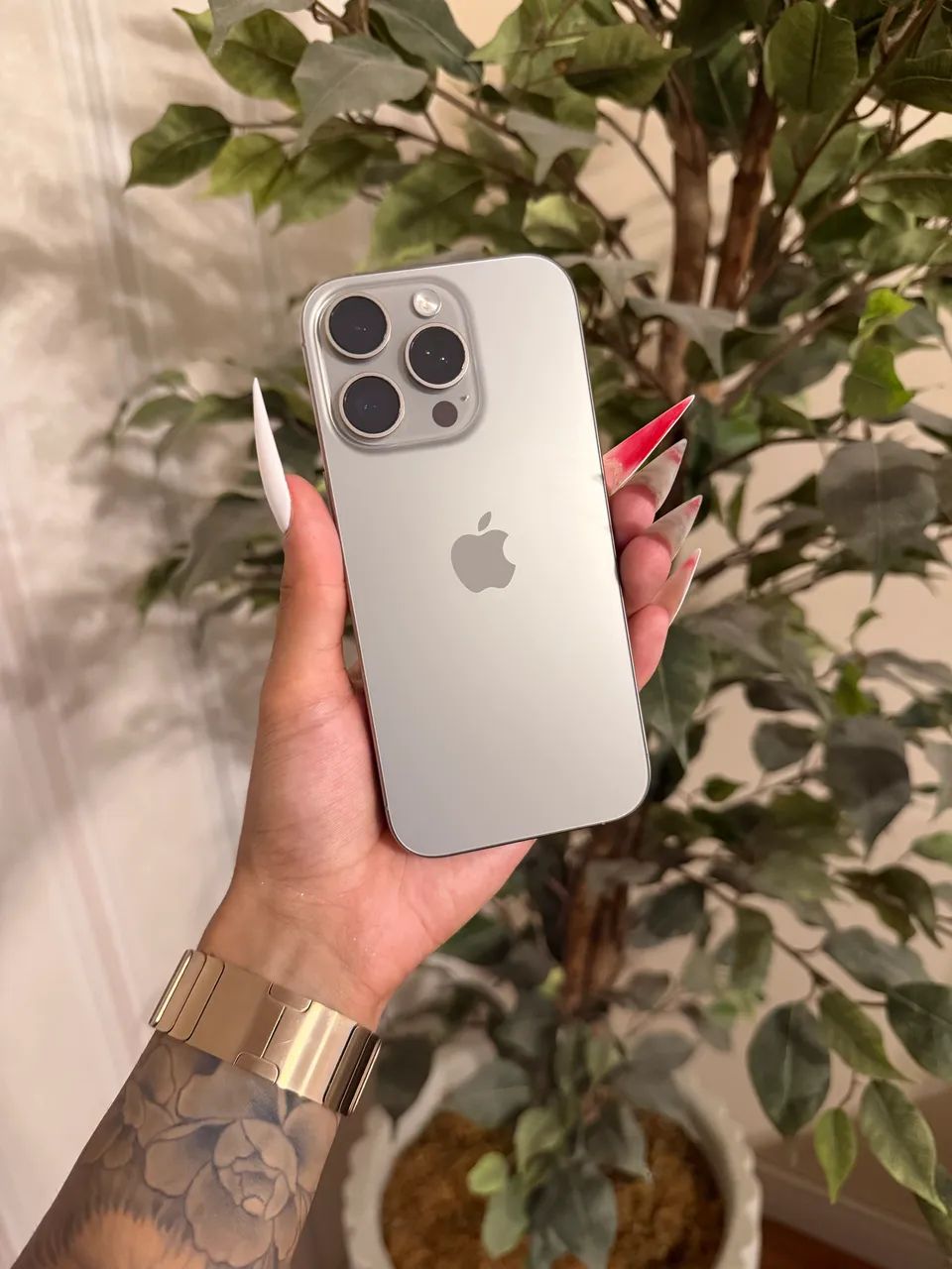 iPhone 16 Pro Titânio Natural Garantia Apple 