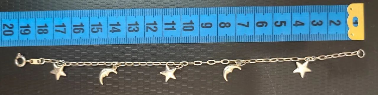 Pulseira / Tornozeleira - Prata 950 - Foto 3