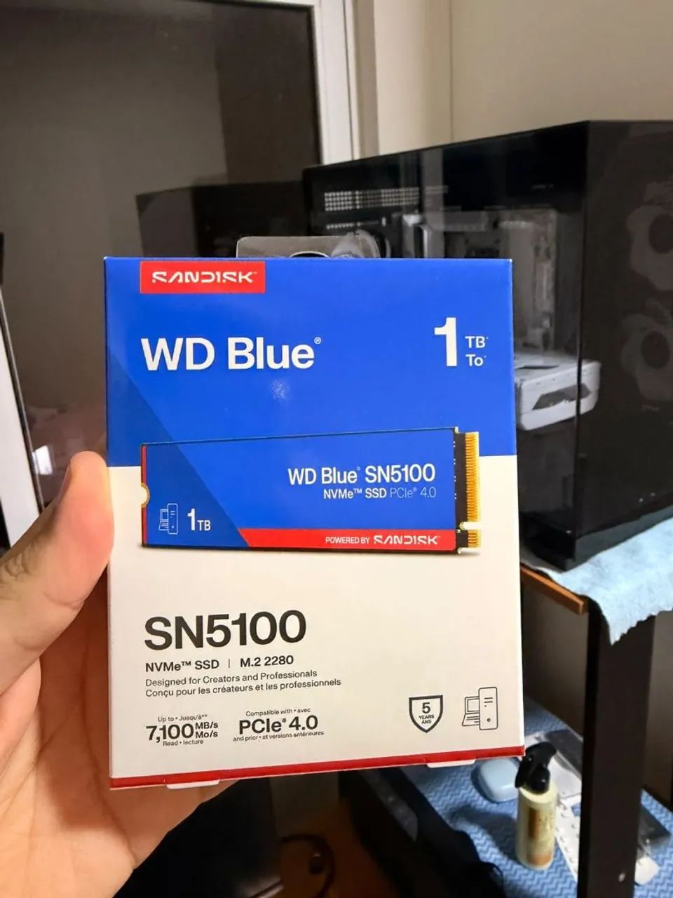WD Blue SN5100 2TB NVMe SSD M.2 2280 中古 SSD WD Blue SN5100 NVMe M.2 2280 de 1 TB PCI Gen 4 Velocidade de