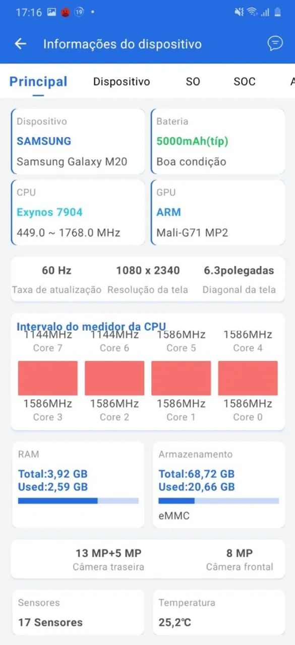 Samsung M20 (LEIA A DESCRIÇÃO) - Foto 4