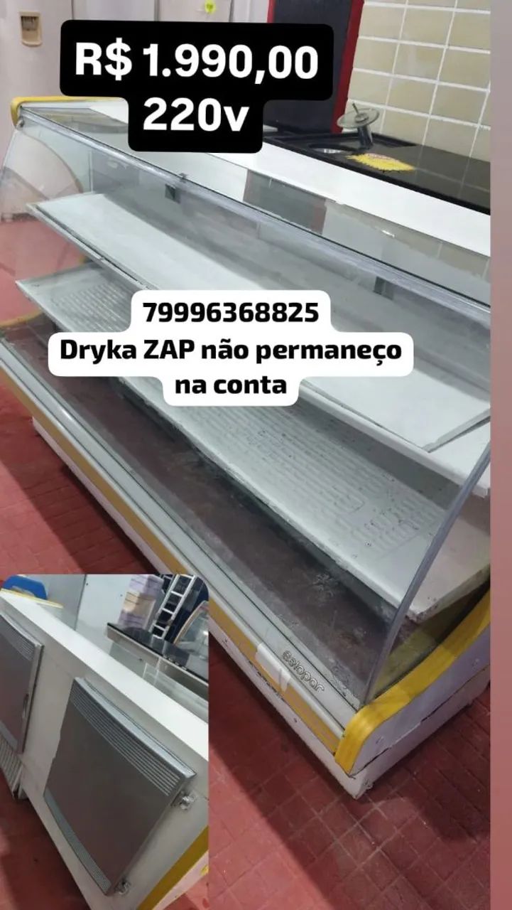 Balcão expositor refrigerado