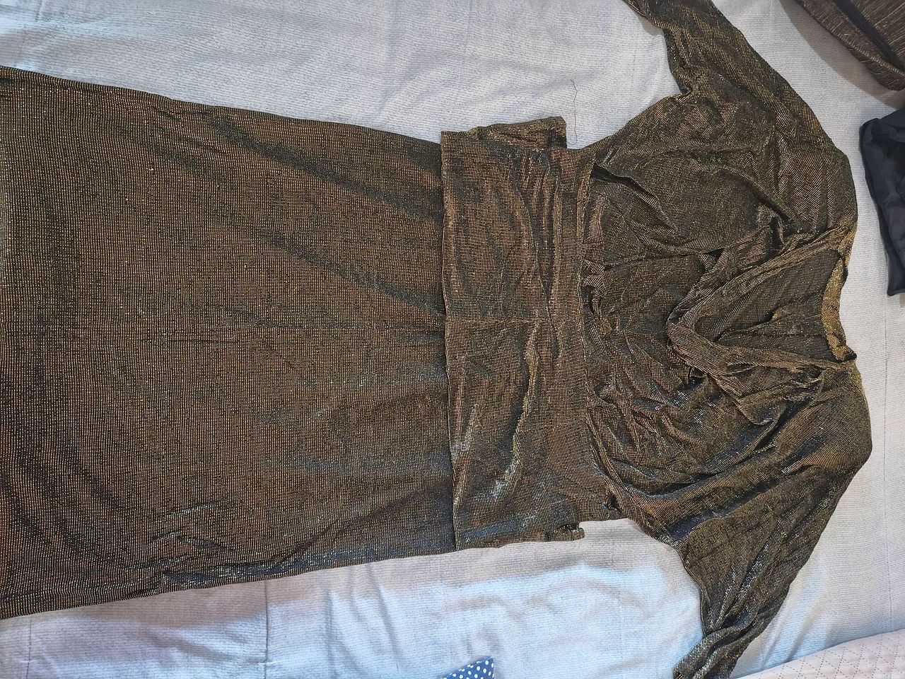 Conjunto festa Dourado