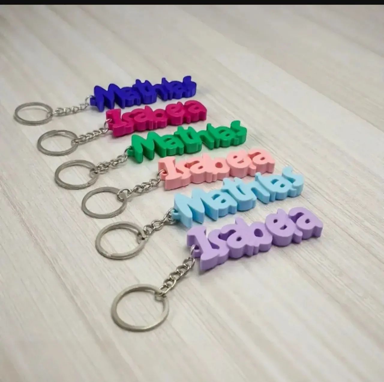 Chaveiros 3D - personalização  - Foto 2