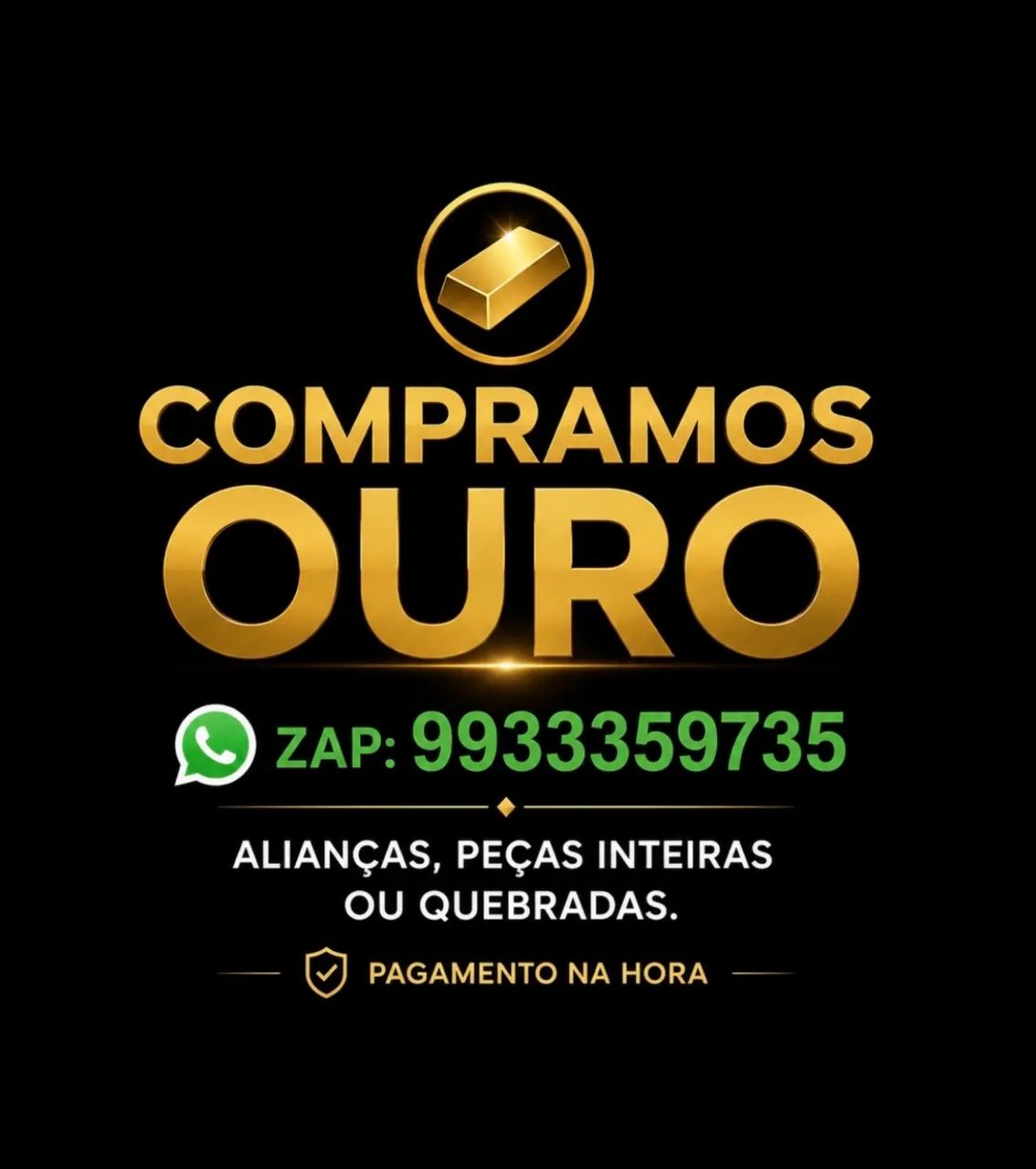 Ouro (alianças , jóias)