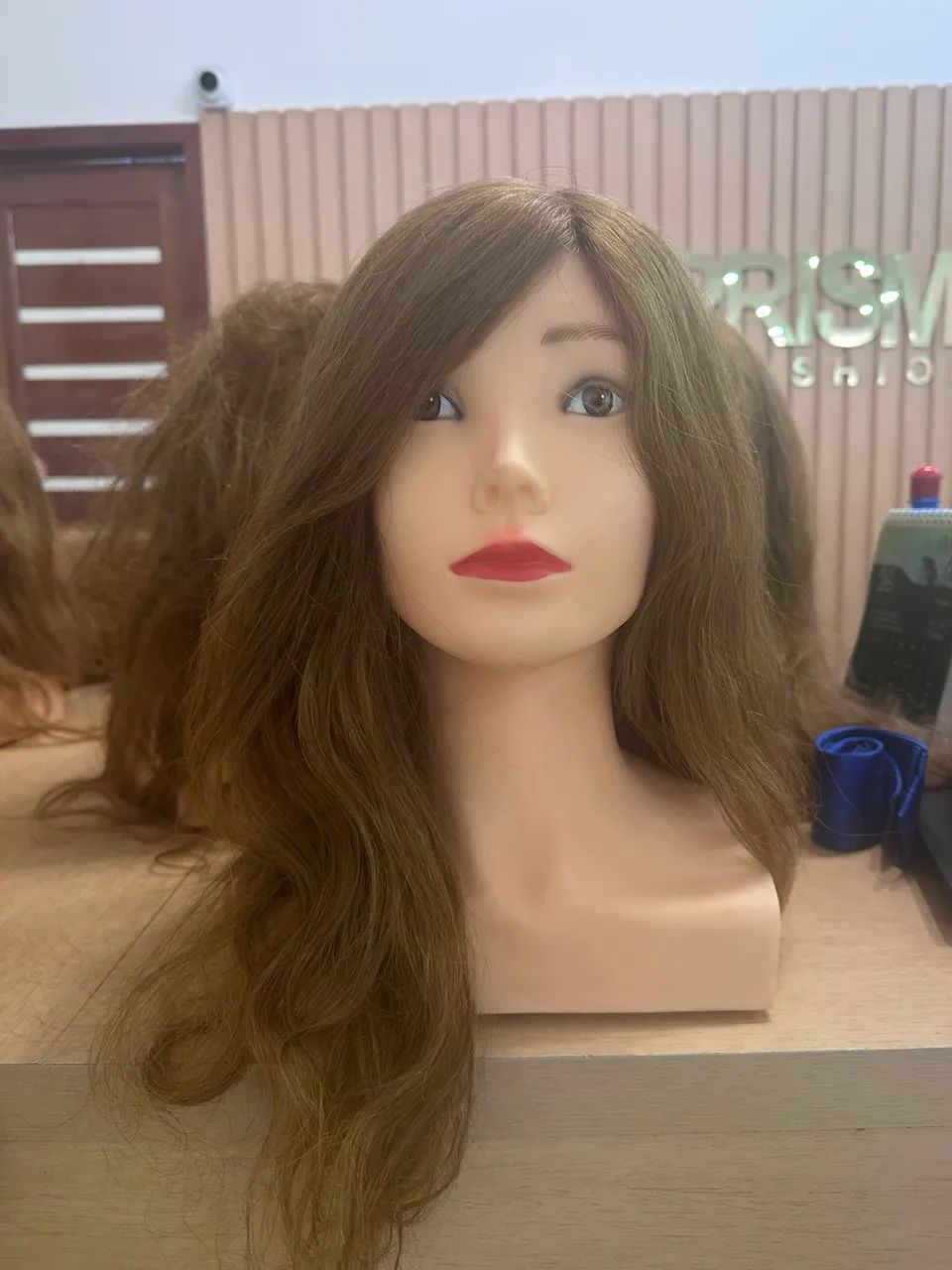 Manequim cabelo humano 