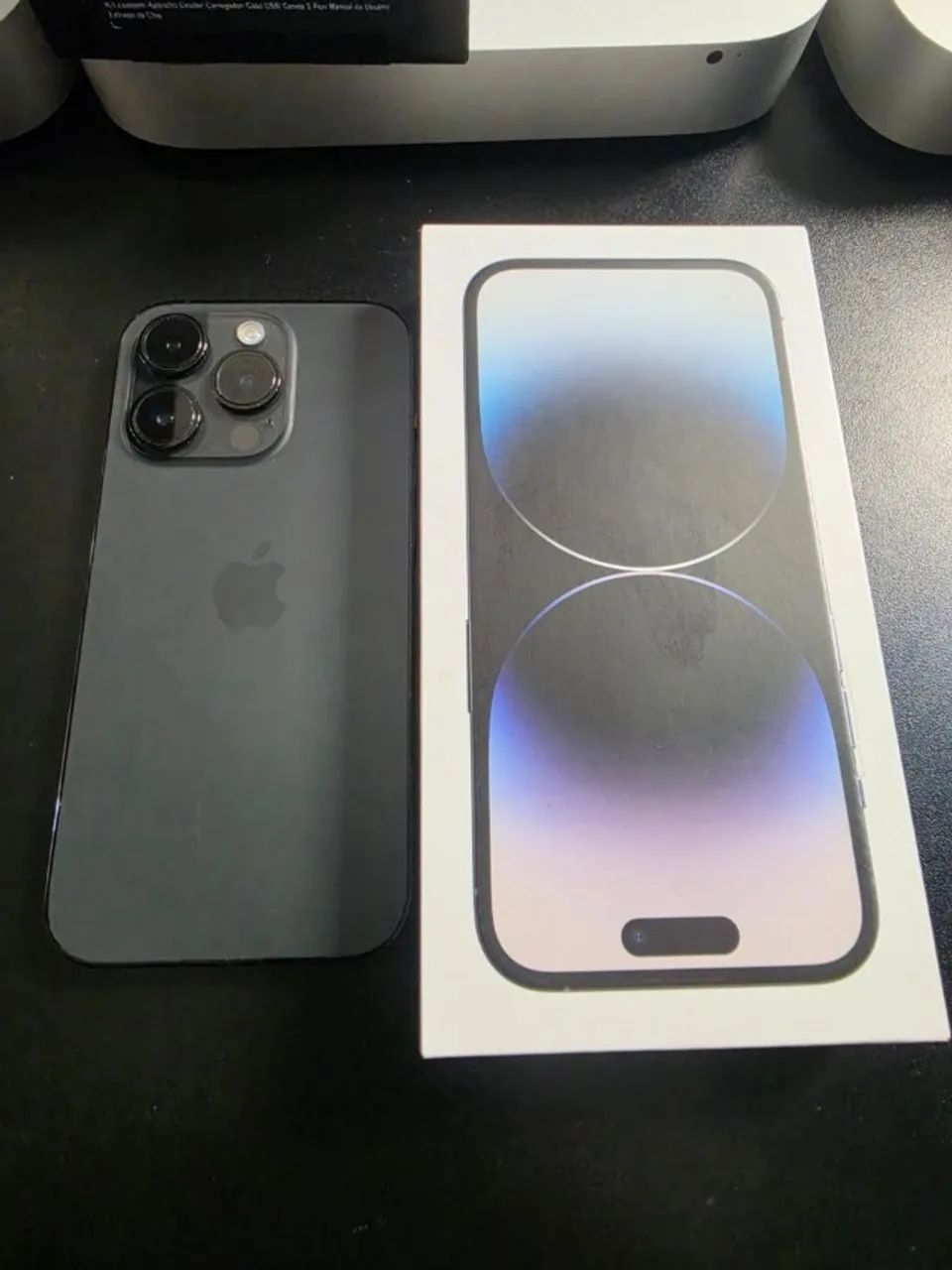 iPhone 14 Pro 256GB Space Black - bateria 85% com caixa - Foto 3