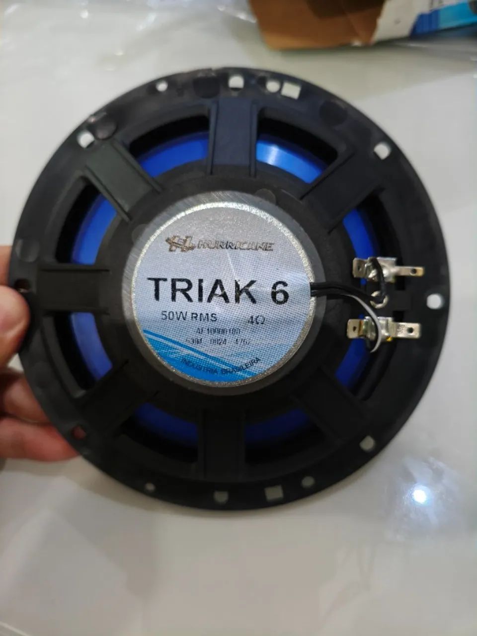 Par Alto Falante Porta Hurricane 6 Polegadas 100 Rms Triak Nova na caixa - Foto 3