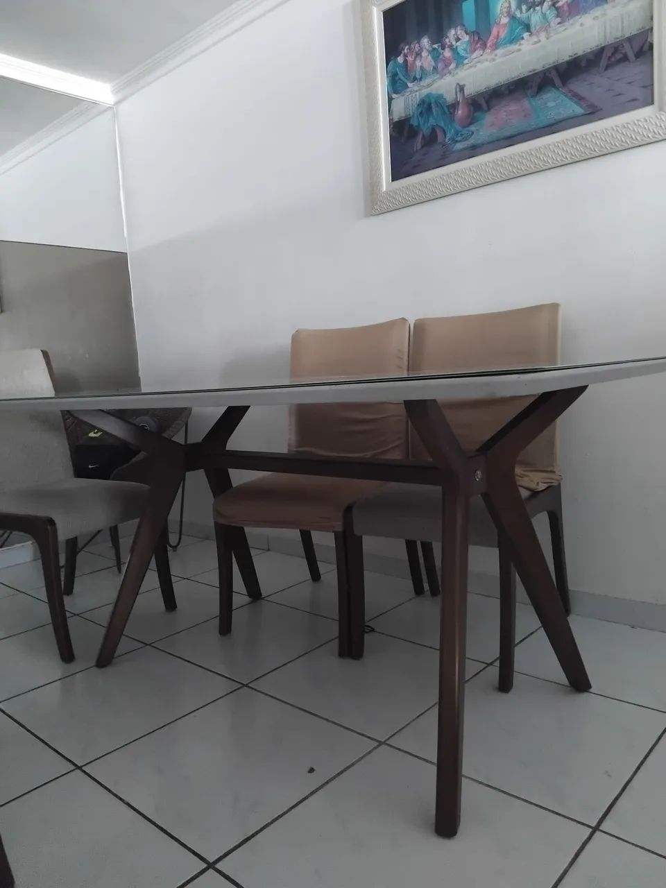 Vendo uma linda mesa de madeira  - Foto 5