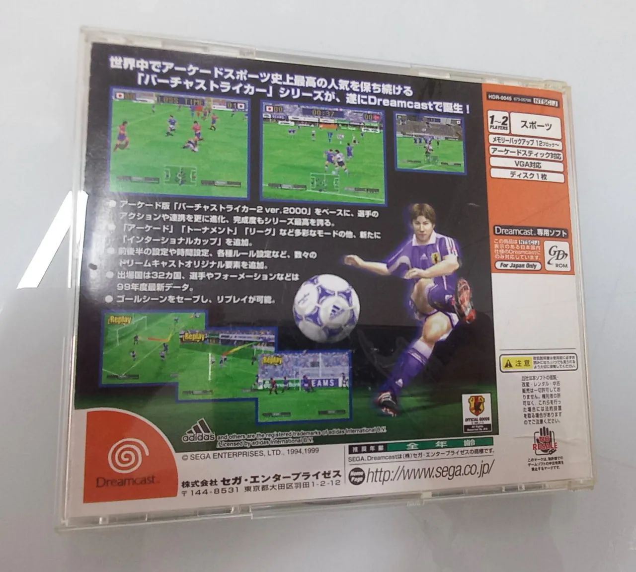 VIRTUAL STRIKER 2 DREAMCAST ORIGINAL COMPLETO  - Foto 2