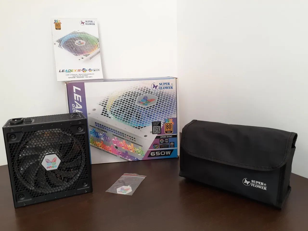 Fonte Superflower Leadex III Gold Argb 650w